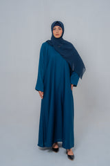 Essential Pantone Blue Maxi Abaya – Effortless Grace | Mastoor by KNJ