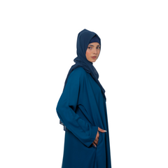 Essential Pantone Blue Maxi Abaya – Effortless Grace | Mastoor by KNJ