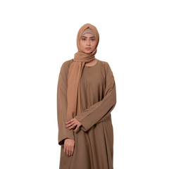 Camel Basic Maxi Abaya – Everyday Modest Elegance | Mastoor by KNJ