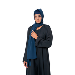 Essential Black Maxi Abaya – Minimal Elegance | Mastoor by KNJ