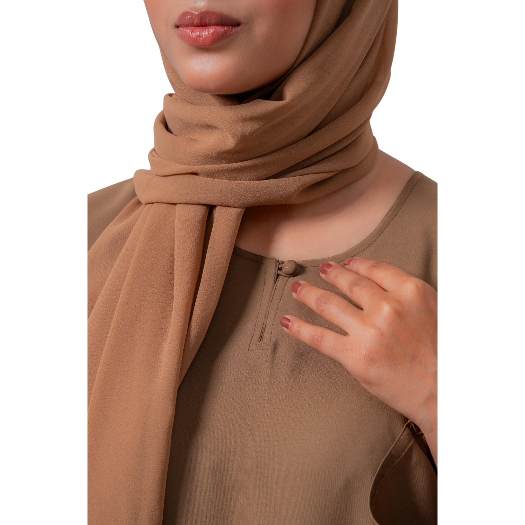 Camel Basic Maxi Abaya – Everyday Modest Elegance | Mastoor by KNJ