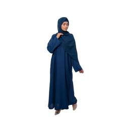 Essential Dark Blue Maxi Abaya – Modest Simplicity | Mastoor by KNJ