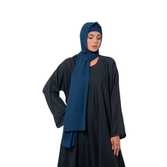 Essential Black Maxi Abaya – Minimal Elegance | Mastoor by KNJ